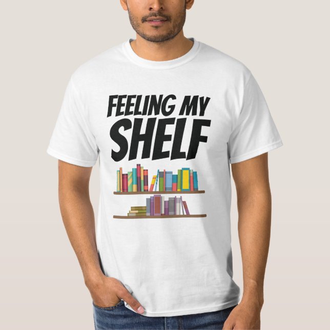 Camiseta Libros - Sensando mi estante (Anverso)