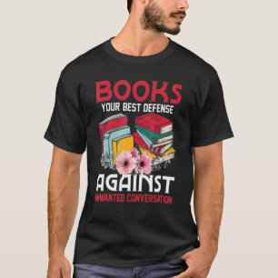 Camiseta Libros Su Mejor Defensa Para La Lectura De Libros
