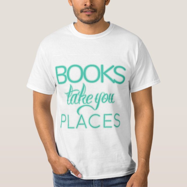 Camiseta Libros Te Llevan A Lugares (Anverso)