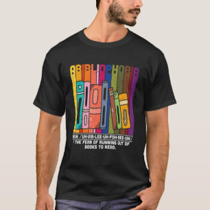 Camiseta Libros Vintage Abibliofobia Definición Bookworm Re