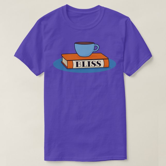 Camiseta Libros y café (Diseño del anverso)