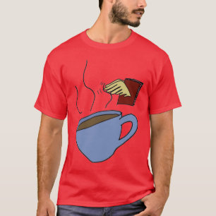 Camiseta Libros y café