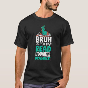 Camiseta Libros Y Dragones Lectura De Gusanos De Libros