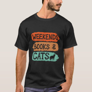 Camiseta Libros Y Gatos Kitty Bookworm Bookaholic