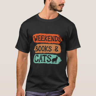Camiseta Libros Y Gatos Kitty Bookworm Bookaholic