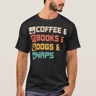 Camiseta Libros Y Perros De Café Amor A Los Animales C