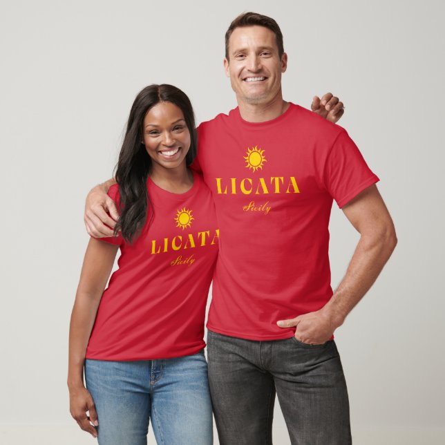 Camiseta Licata Sicilia Sol (Unisexo)