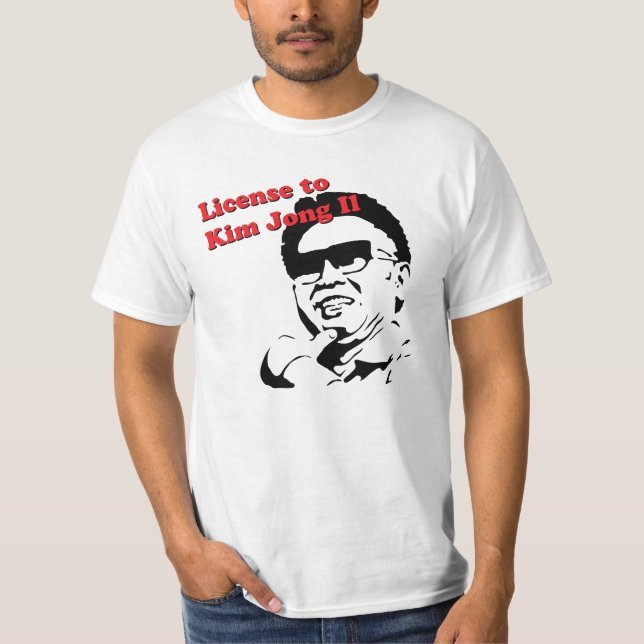 Camiseta Licencia a Kim Jong-il (Anverso)