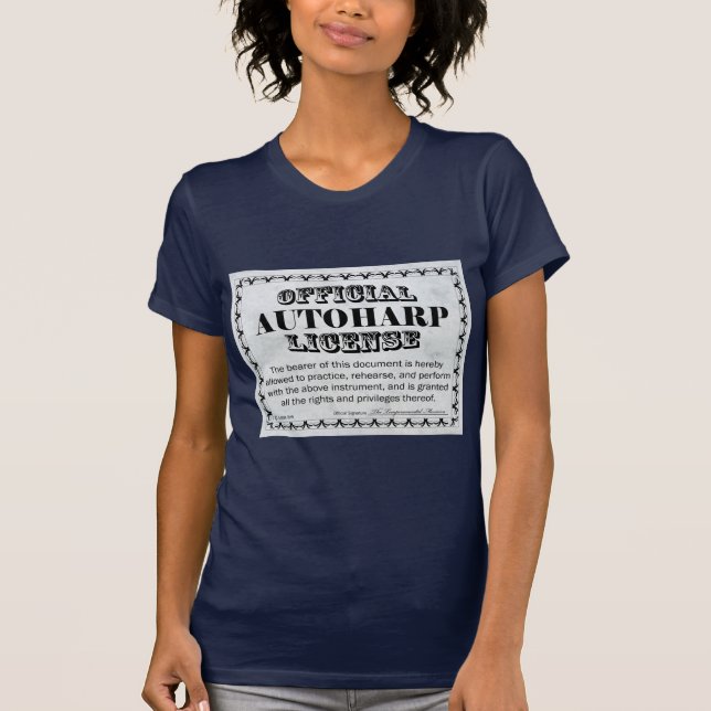 Camiseta Licencia Autoharp (Anverso)