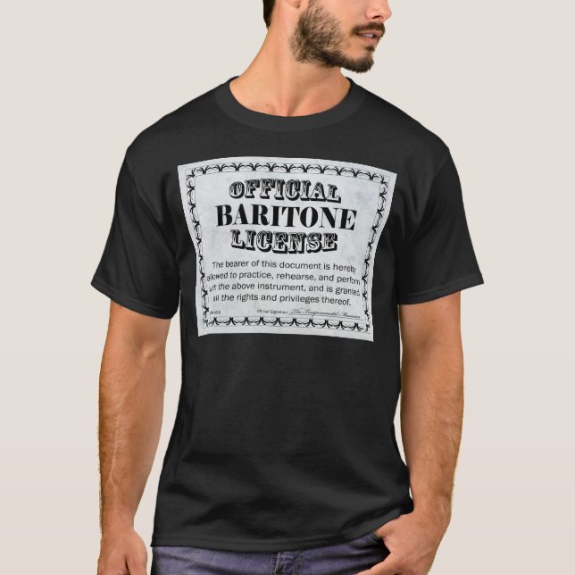 Camiseta Licencia Baritone (Anverso)