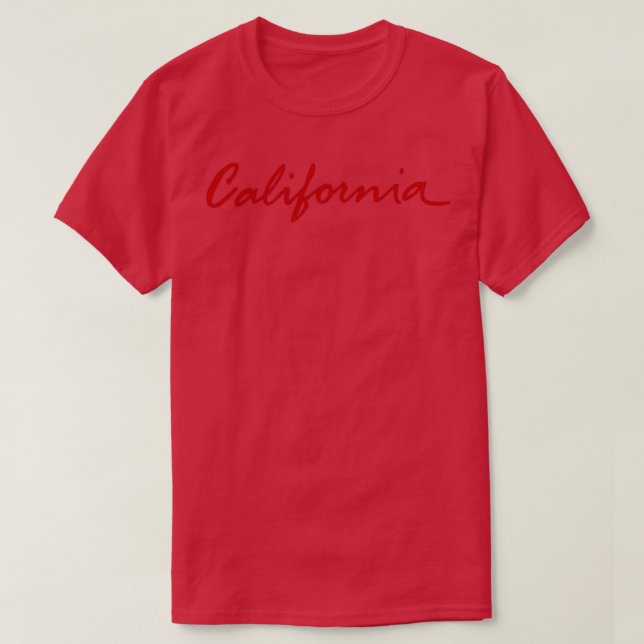 Camiseta Licencia de California (Diseño del anverso)