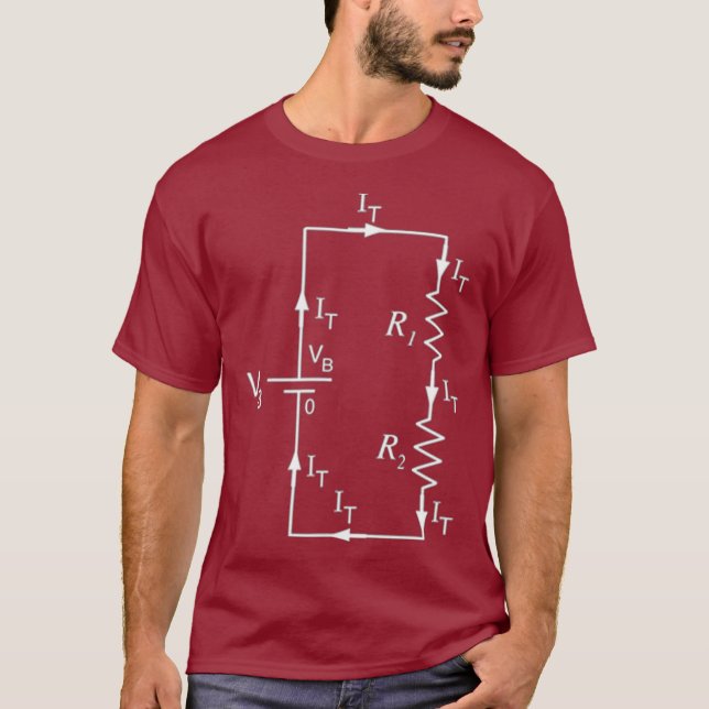 Camiseta Licencia de Física Ingeniería eléctrica y (Anverso)