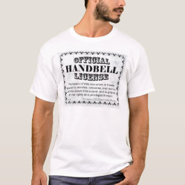 Camiseta Licencia de Handbell