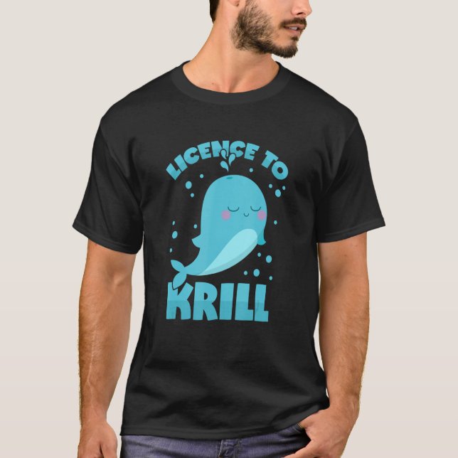 Camiseta Licencia de Whale Pun a Krill (Anverso)