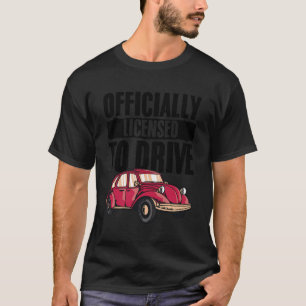 Camiseta Licencia Para Conducir La Escuela De Conducción Po