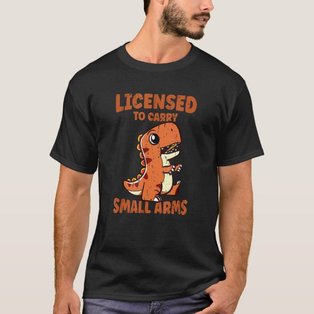 Camiseta Licencia Para El Transporte De Armas Pequeñas (Anverso)