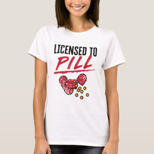 Camiseta Licencia para graduar en farmacia