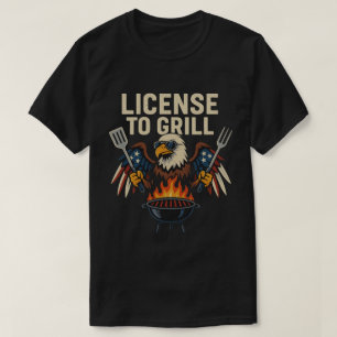 Camiseta Licencia para Grill - American Edition