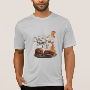 Camiseta Licencia para Grill - Encender, Chef Premium BBQ