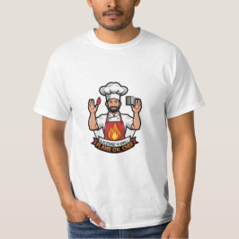 Camiseta Licencia para Grill - Encender, Personalizado Chef