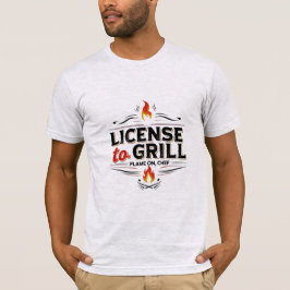 Camiseta Licencia para Grill - Incendia el Tee de Flavor