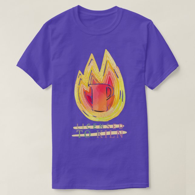 Camiseta Licencia para matar cerámica 1 (Diseño del anverso)