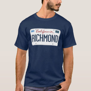 Camiseta Licencia Plate Richmond California T Shirt