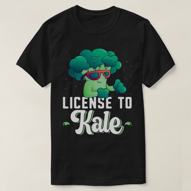 Camiseta Licencia Vegan Vegansim a kale (Diseño del anverso)