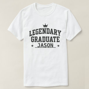 Camiseta Licenciado legendario con tu nombre en él