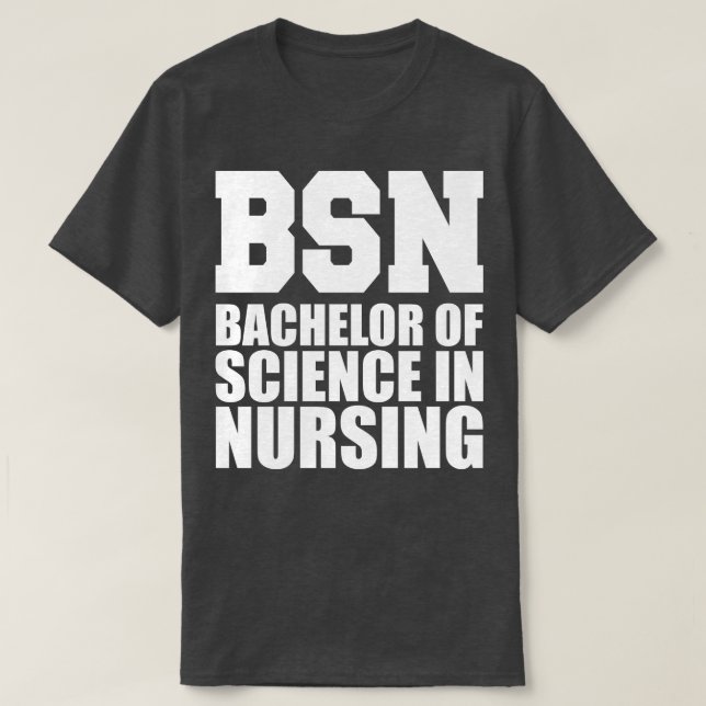 Camiseta Licenciatura en Ciencias de Enfermería BSN w (Diseño del anverso)