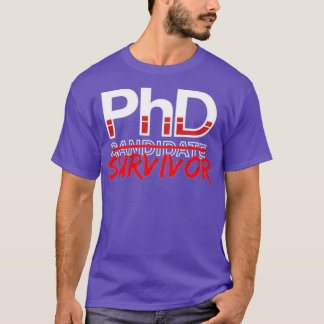 Camiseta Licenciatura en Doctorado por Candidato PhD Sobrev