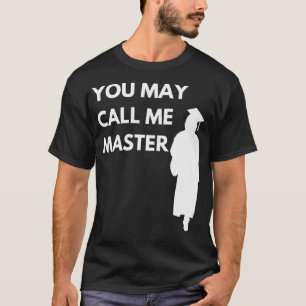 Camiseta licenciatura en maestría Maestría en informática