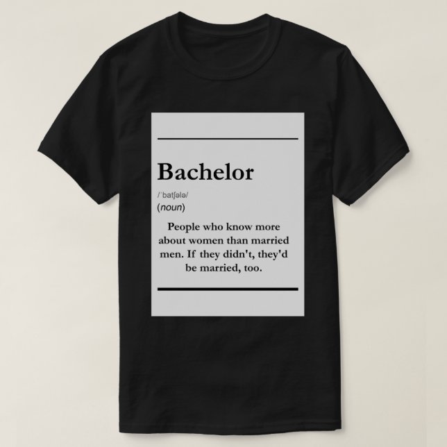 Camiseta Licenciatura - Pegatina de definición (Diseño del anverso)