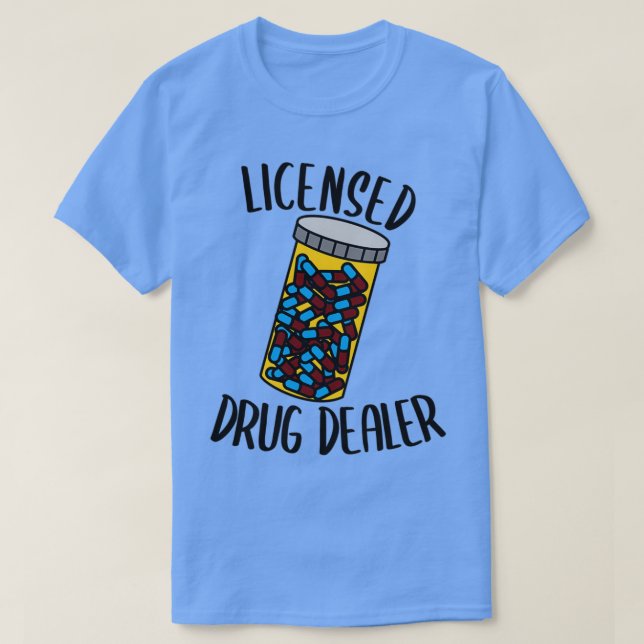 Camiseta Licensed Drug Dealer Pharmacist 4 (Diseño del anverso)