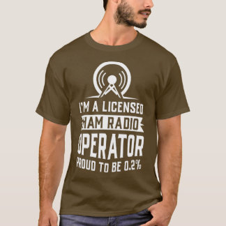 Camiseta Licensed Ham Radio Operator