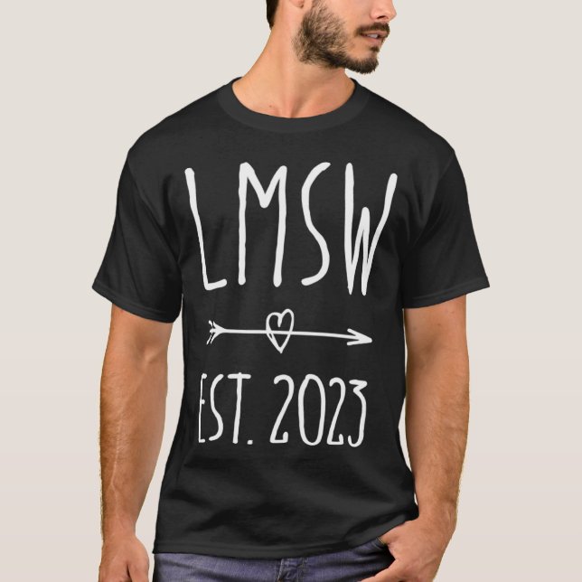 Camiseta Licensed Master Social Work Grad LMSW Graduation 2 (Anverso)