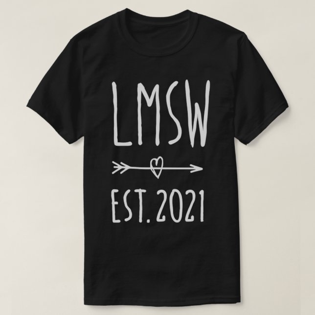 Camiseta Licensed Master Social Worker LMSW Graduation 2021 (Diseño del anverso)