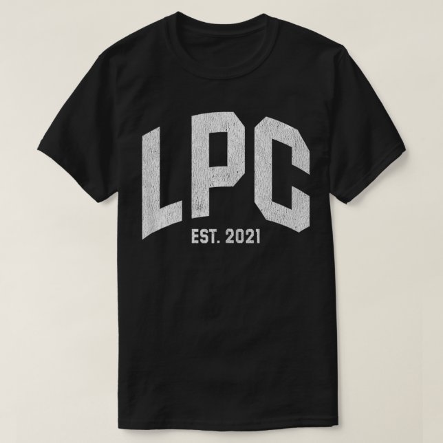 Camiseta Licensed Professional Counselor Gift LPC Graduatio (Diseño del anverso)