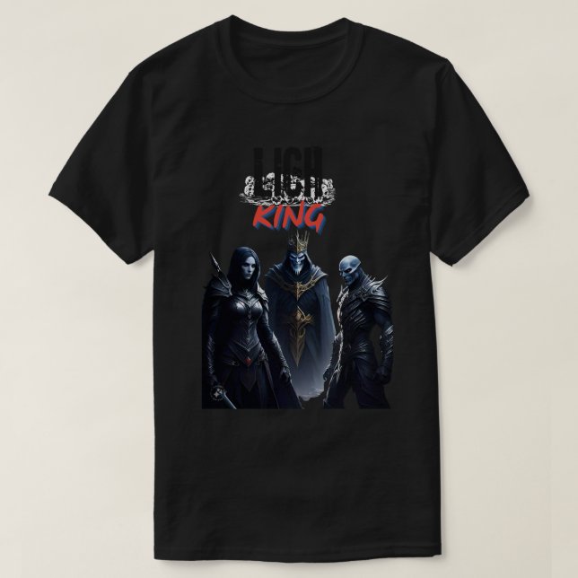 Camiseta lich king (Diseño del anverso)