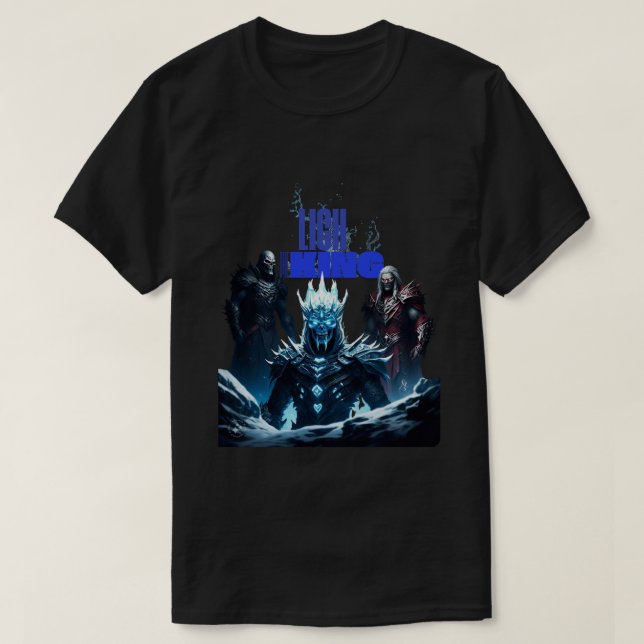 Camiseta lich king (Diseño del anverso)