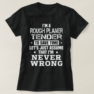 Camiseta Licitación de planificador en bruto