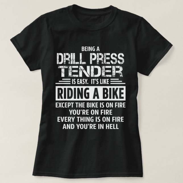 Camiseta Licitación de prensa de Drill (Diseño del anverso)