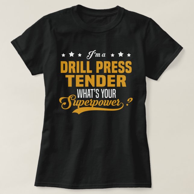 Camiseta Licitación de prensa de Drill (Diseño del anverso)