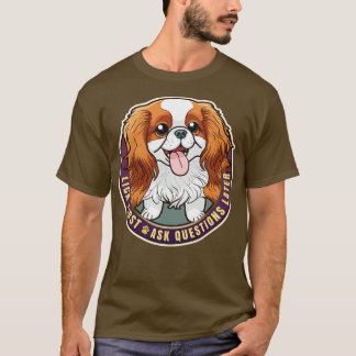 Camiseta Lick First Cavalier King Charles Spaniel Diseño
