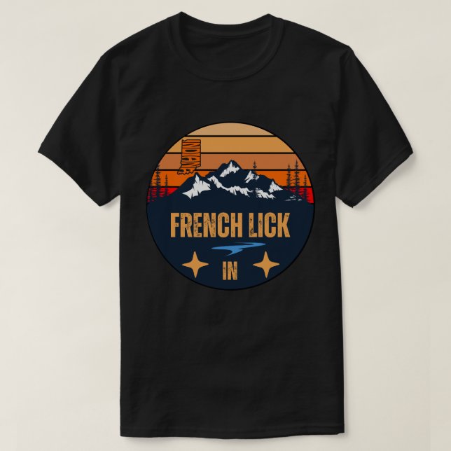 Camiseta Lick francés, Indiana (Diseño del anverso)