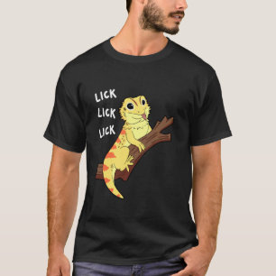 Camiseta Lick Lick Lick Bearg Dragon Lizard Reptile Mascota