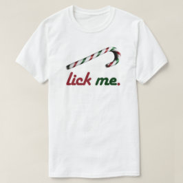 CAMISETA LICK ME CANDY CANE
