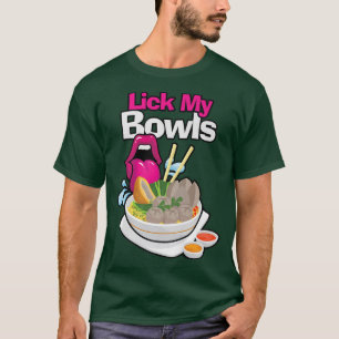Camiseta Lick My Bowl Chef Cocinando Cocina Gastronómica