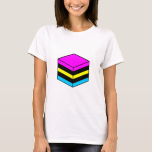 Camiseta Licorice All Sort - magenta, amarillo, azul y negr