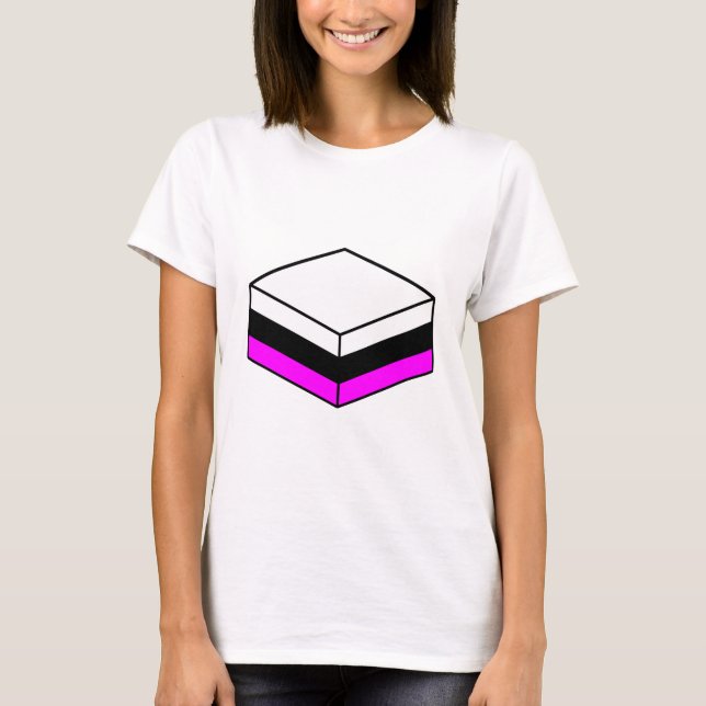 Camiseta Licorice All Sort - White, Black and Magenta (Anverso)